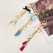 New Exquisite Bowknot Tassel Heart Car Keychain Phone Case Bag Pendant Small Gift Decoration_voghion.com