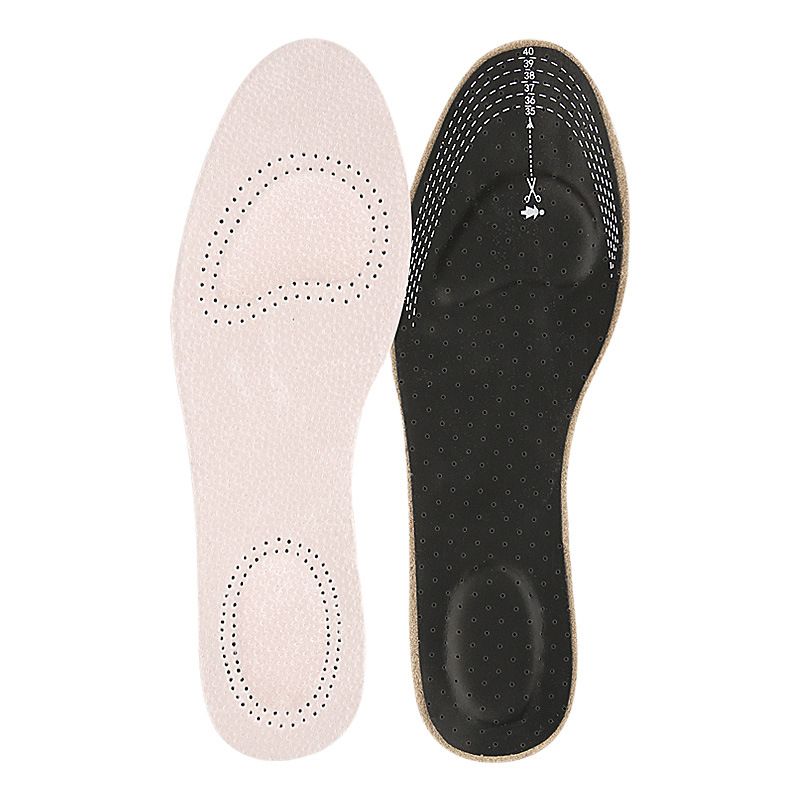 Geeignet für alle Jahreszeiten. Leder-Vorfußabsatz, verdicktes Latex, weiche Stoßdämpfung, vollständige Polsterung, Unisex-Sport-Einlegesohlen gegen Verschleiß, anpassbar_voghion.com