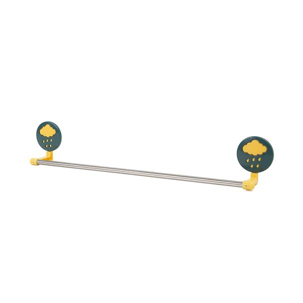 Portasciugamani da parete per uso domestico Portasciugamani da bagno senza fori Portasciugamani da bagno Nordic Simple Raindrop_voghion.com