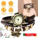 Vintage Women's Watch Bohemian Handmade Leather Watch Quartz Wrist Watch Fashion_voghion.com