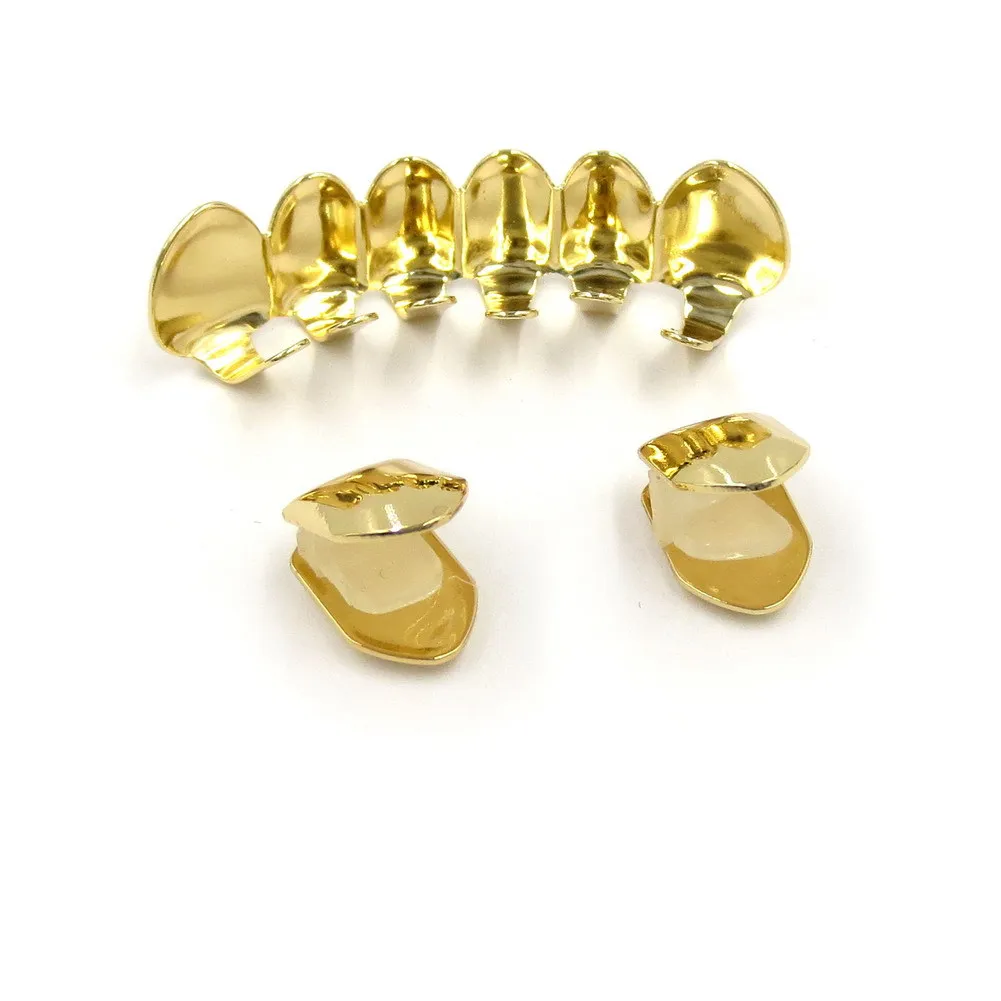 Hot Sale Hip Hop Fashion Accessories Teeth Grills Gold Braces_voghion.com