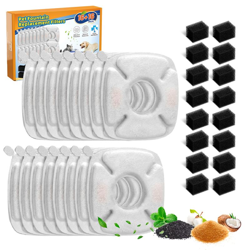 Hot Sale Pet Water Dispenser Cotton Cartridge Activated Carbon Filter Chip_voghion.com