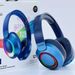 New PG373D Head mounted Bluetooth RGB Colorful 3D Sponge Insert Card Earphones_voghion.com