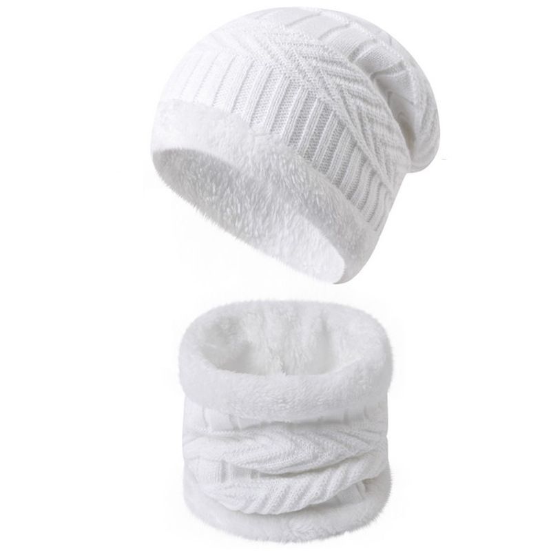 Yeni Noel kırmızı ve beyaz sıcak set sıcak satış kış bisiklet eldiveni şapka boyun sıcak üç parçalı set_voghion.com