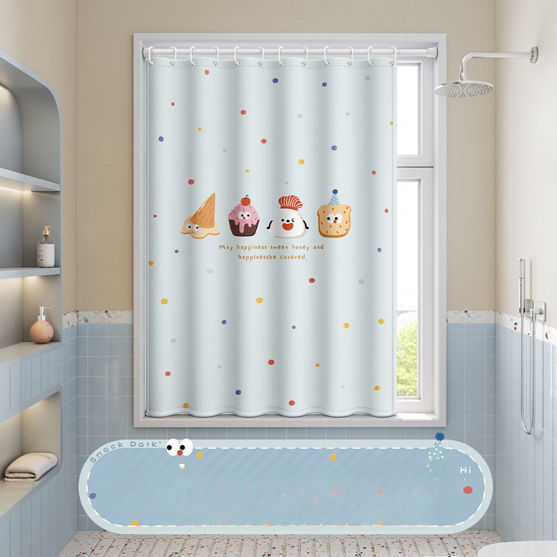 【 Hot Selling In Store 】 Bathroom Without Punching, Bathroom Small Windows, Dedicated Toilet Waterproof Cloth Curtains,_voghion.com