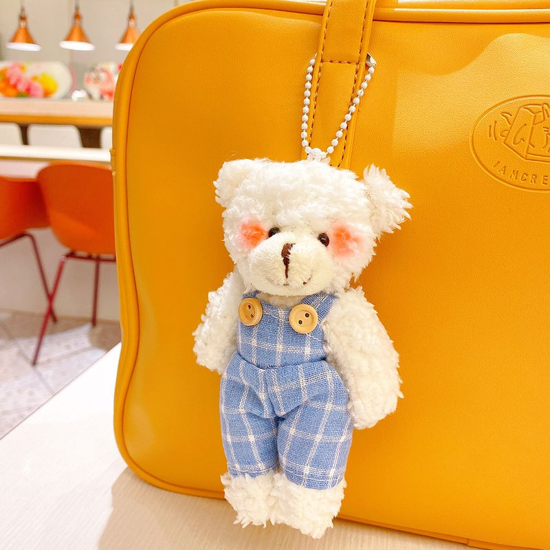 Kreative Plüsch Anhänger Umhängetasche Sonnenbrille Bär Cartoon Kleidung Tasche Schlüsselanhänger Puppe Puppe Student Geschenk Zubehör_voghion.com