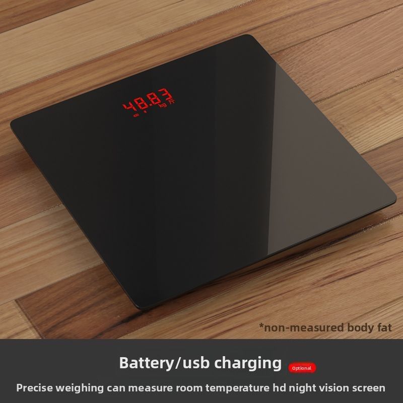 Home Use Precision Rechargeable Electronic Weight Measuring Fat Small Body Scale For Women Dormitory_voghion.com