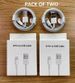 2 x Original iPhone-Ladekabel, schnell, für Apple USB-Kabel, 6S, 7, 8, X, XS, XR, 11, 12, 13_voghion.com