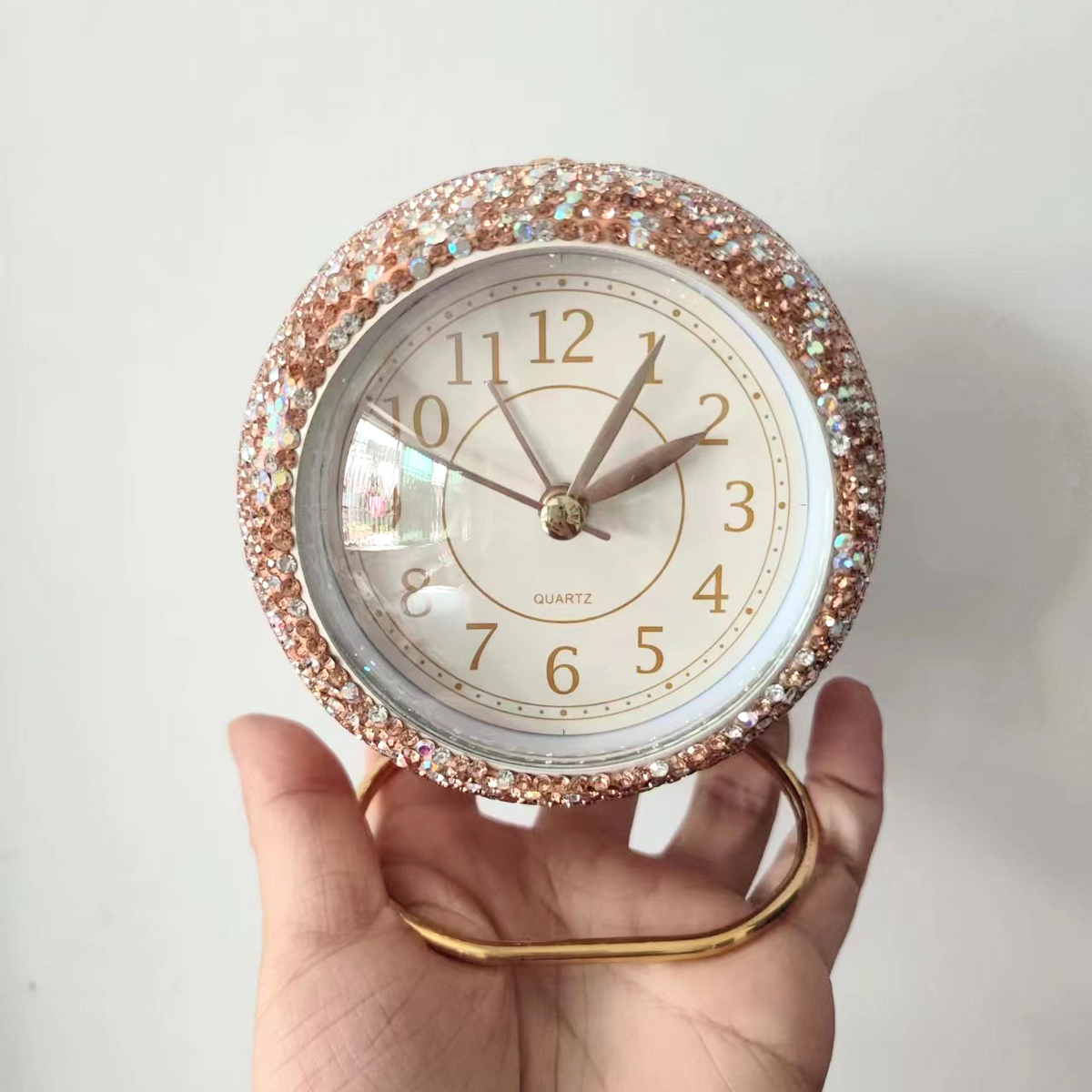 RYYD Crystal Alarm Clock - Silent Wake-up|LED Display|Student Dorm Essential_voghion.com