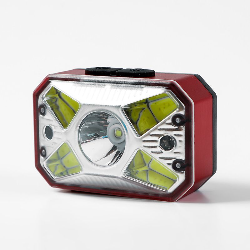 Neue Outdoor-LED mit multifunktionalem COB-Starklicht und Langstreckensensor, Mini-Fahrradscheinwerfer für Nachtfahrten_voghion.com
