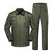 Men's Tactical Camouflage Shirt & Pants Set - Breathable, Durable, Outdoor Training Uniform For Jungle & Military Style_voghion.com