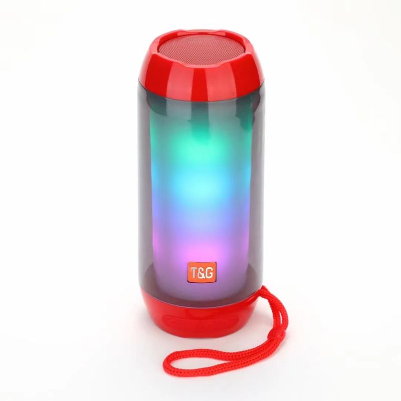 TG-643 Bluetooth-högtalare Färgglad Cool RGB Dynamisk Andningsljus 3D Stereo Trådlös Bärbar Stor Kapacitet Ljud_voghion.com