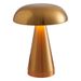 Lampe de table champignon en métal – Rechargeable par USB, style nordique vintage avec commande tactile, idéale pour une table de chevet ou un café_voghion.com