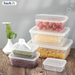 Rectangular Thickened Grade PP Fresh-Keeping Plastic Fruit Meat Food Refrigerator Box Refrigerated Storage Container_voghion.com