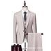 CT Men's Korean Style Slim Fit Set Large Size Business Casual Groom Tuxedo Suit_voghion.com