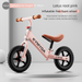 Laufrad für Kinder ohne Pedale, Roller für Kinder von 1-3-6 Jahren, zweirädriges Spielzeug zum Draufsitzen für Kinder_voghion.com