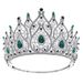 Cross-border European and American adjustable Baroque Miss World beauty pageant crown bride crown queen catwalk crown headdress_voghion.com