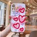 Funda TechGlobe Minimalista de Cobertura Total con Diseño Transfronterizo en Forma de Corazón, Compatible con iPhone 14 Pro Max_voghion.com