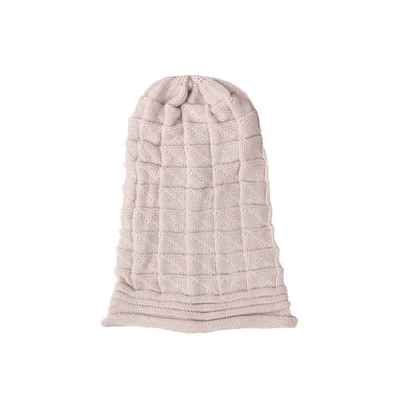 Pullover hat for women autumn and winter ski wool hat outdoor knitted hat_voghion.com