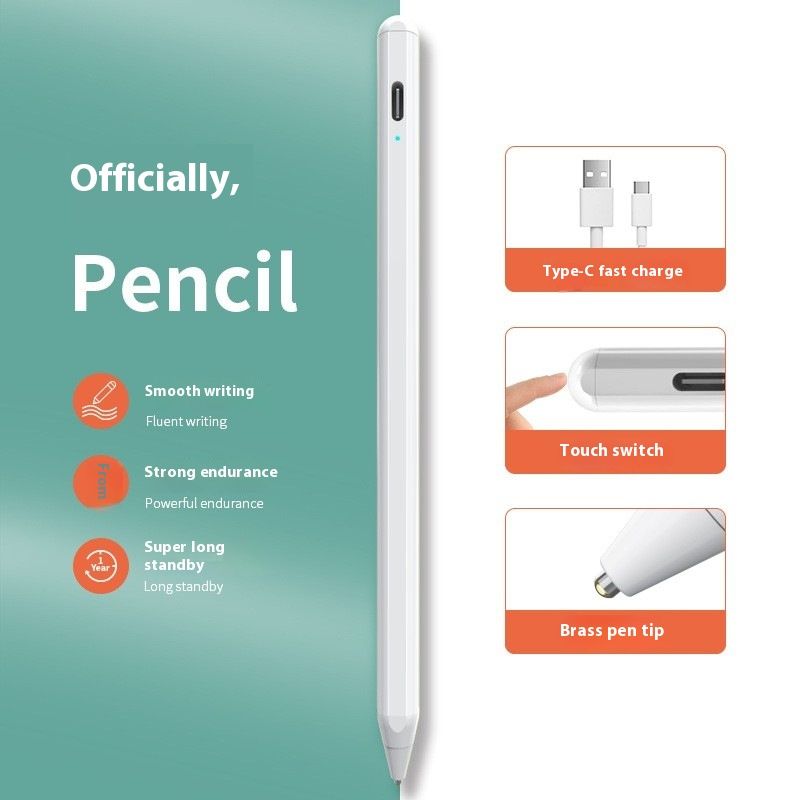 Vhodné pro mobilní telefony s tužkou, tablety, dotyková kapacitní pera Android, plně kompatibilní s kreslicí mědí_voghion.com