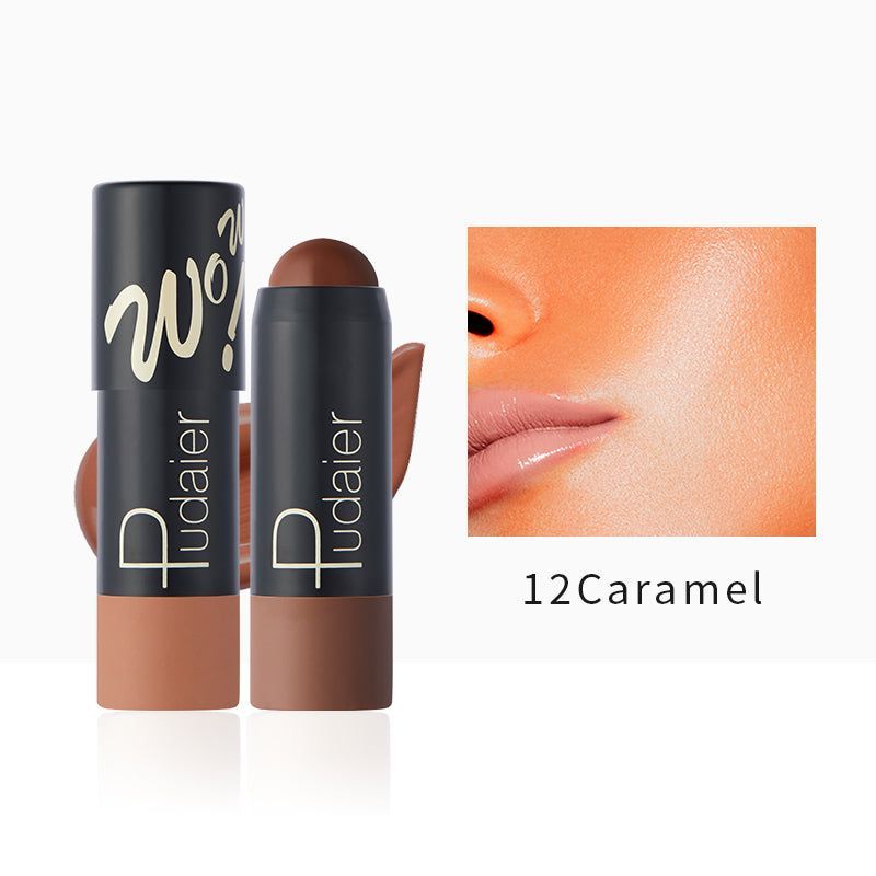 PUDAIER® Nudies Tinted Foundation & Concealer Stick - Color #12 Caramel_voghion.com