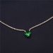 Fashio accessory, super sparklig rhiestoe sigle-layer waist chai, exquisite gree heart-shaped versatile body_voghion.com