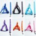 Fashion Patch Pet Multiple Colors Available Chest Harness Set Leash Dog Rope_voghion.com