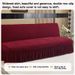 Elegant Jacquard Hem Sofa Cover - Full Coverage Slipcover For Armless Sofas, Modern Minimalist Design, Multiple Colors & Sizes_voghion.com
