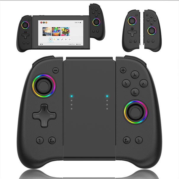 Manette de jeu sans fil Switch Joy-Con NS avec réveil avec lumières colorées pour Nintendo Switch Accessoires_voghion.com