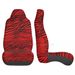 Zebra Stripe 2PCS Car Seat Anti Fouling And Convenient Protective Cover Unique Style_voghion.com