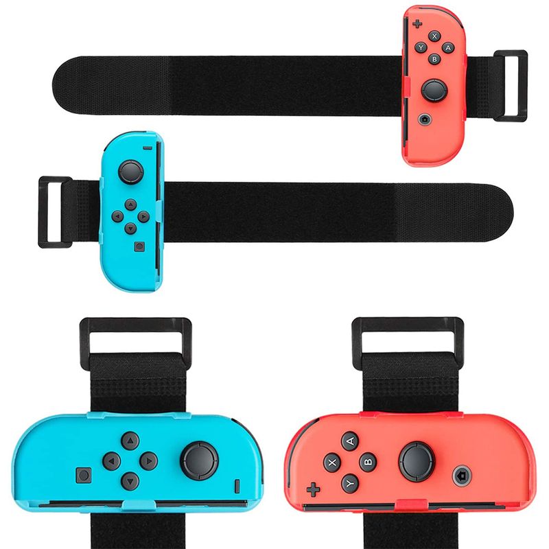 1 Pair Adjustable Game Bracelet Elastic Strap for Nintendo Switch Joy-Con Controller Wrist Dance Band Armband For Switch OLED_voghion.com