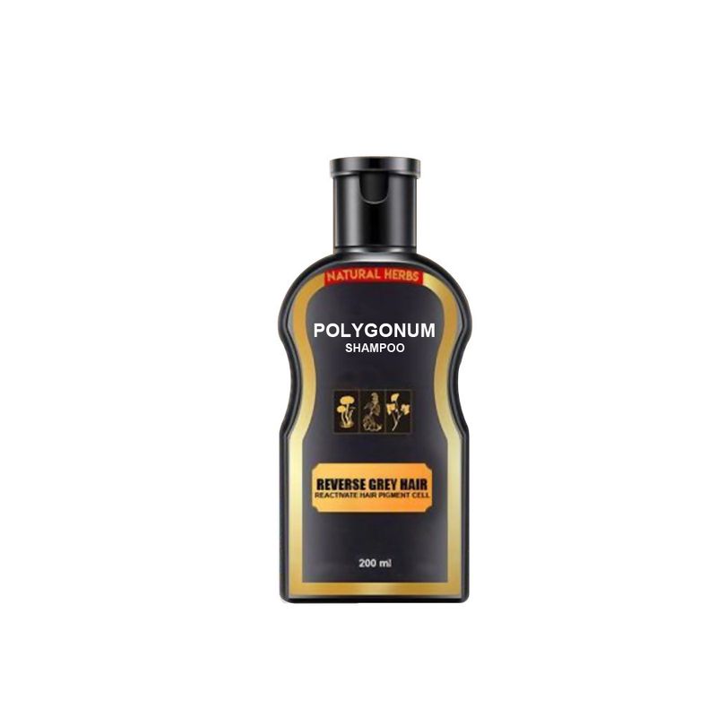 Polygonum multiflorum Beautiful Shampoo Shampoo per la cura dei capelli neri Shampoo detergente, nutriente e levigante_voghion.com