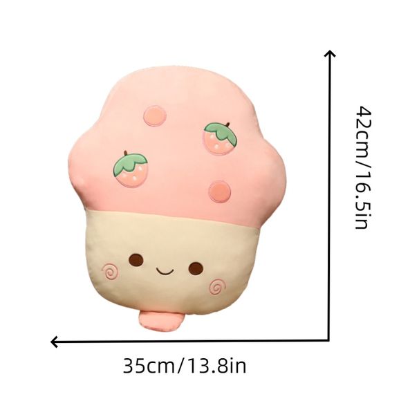 Cream Ice Cute Throw Pillow Plush Doll Soft And Colorful Design Perfect For Ages All_voghion.com