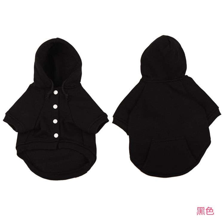 Winter New Candy Color Personalized Soft Cotton Pet Fleece Hoodie With Pocket Dog Clothes_voghion.com