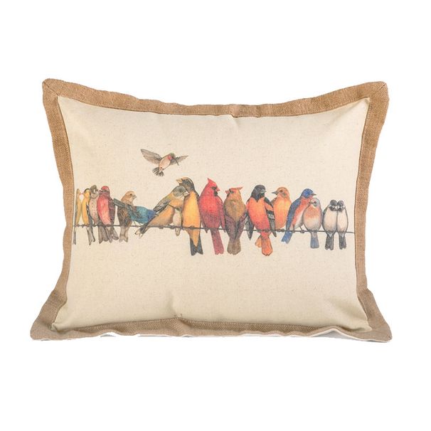 Amerykańska Krajowa Poduszka Z Kaktusa Bawełnianego Lnu Drukowana Nordic Vintage Flamingo Kolorowa Papuga Poszewka Na Poduszkę Na Sofę_voghion.com