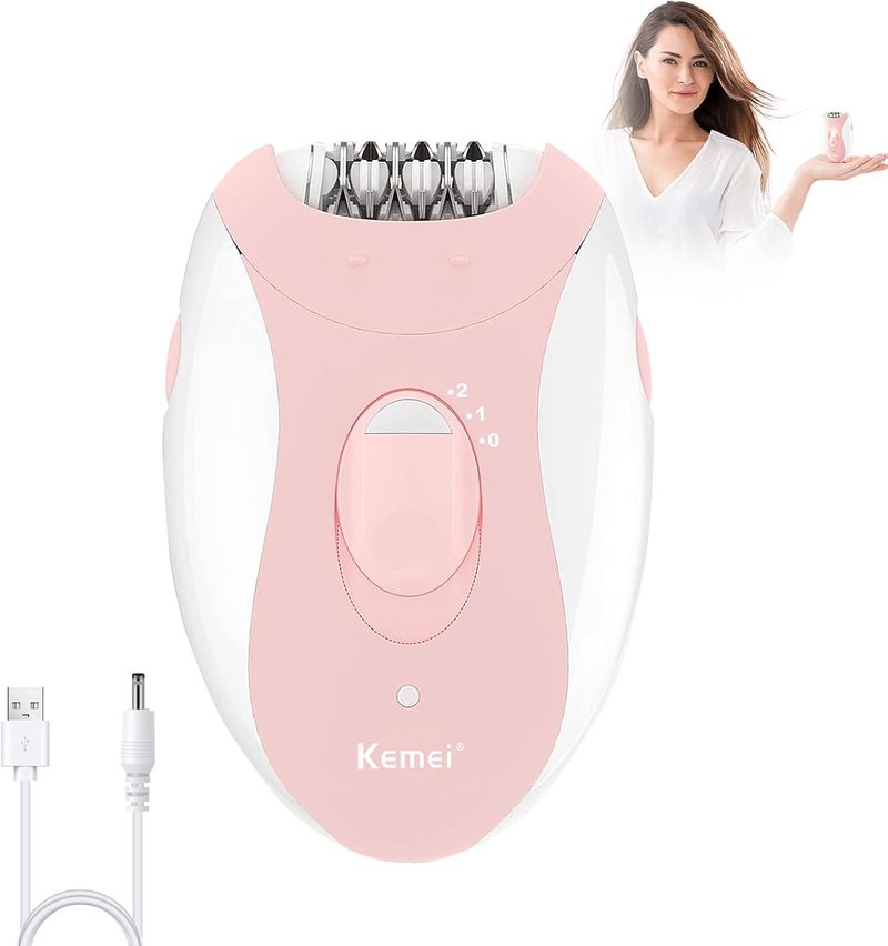 Dispositivo di rifinitura liscia per la rimozione dei peli, scorrevole a 2 velocità per donne, viso, gambe, braccia, ascelle, bikini_voghion.com