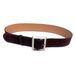 Women's Suede Minimalist Style Waist New Coffee Color Simple Ultra Wide Belt For Shorts_voghion.com