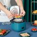Klenge Rice Cooker 1-2 Persoun Mat Dampkuerf 1.2L Mini Elektresch Rice Cooker 220v Kleng Multicooker Kichenapparater_voghion.com