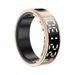 SR08 Smart Ring Display Schermo Frequenza cardiaca Monitoraggio della salute del sonno Tecnologia nera SamrtRing_voghion.com