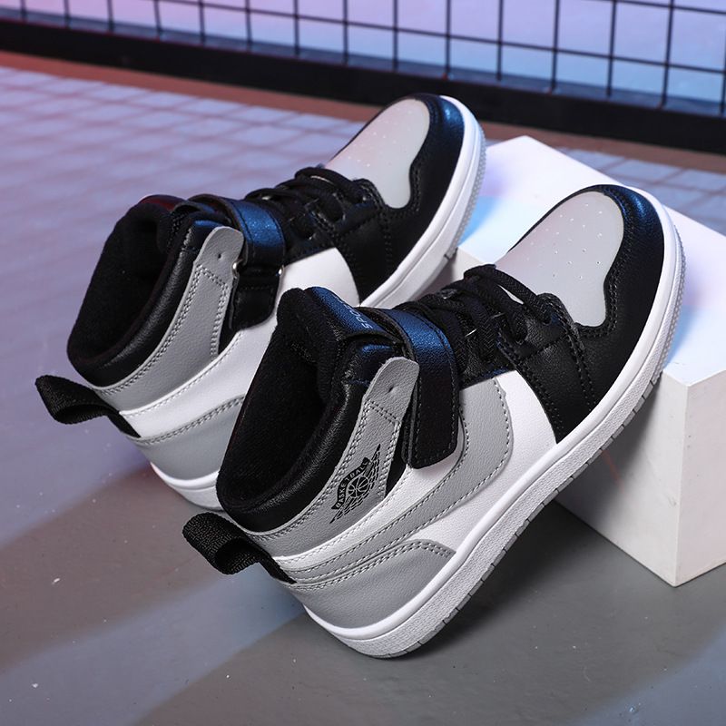 Kinderschuhe Gaobang Sportschuhe Frühling und Herbst Neue weibliche Studenten Mittlere und große Kinder Basketballschuhe Leder A J Turnschuhe_voghion.com