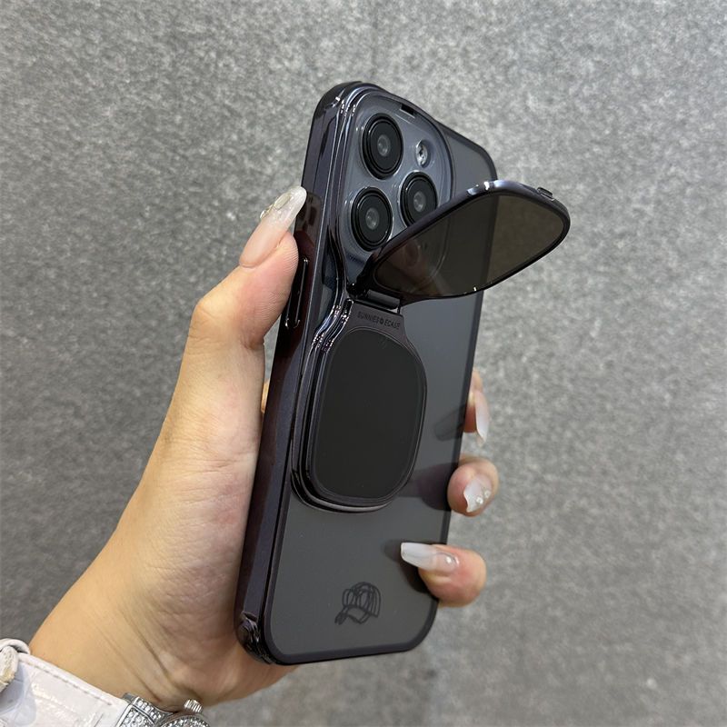 15 Pro Max Phone Case With Lanyard Glasses Stand, High-End Feel, Full Coverage, Shockproof For 13 And Same Style_voghion.com