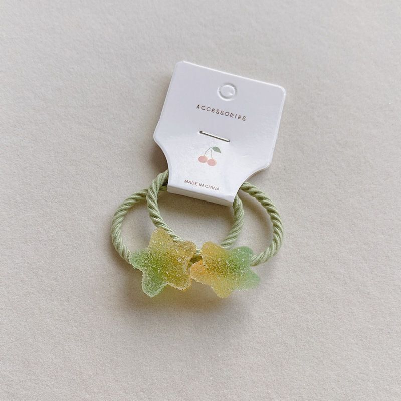 Korean Version Of The New Candy Love Stars Hairpin Hairband Small Cute Rubber Band Headdress Baby Accessories Wholesale_voghion.com