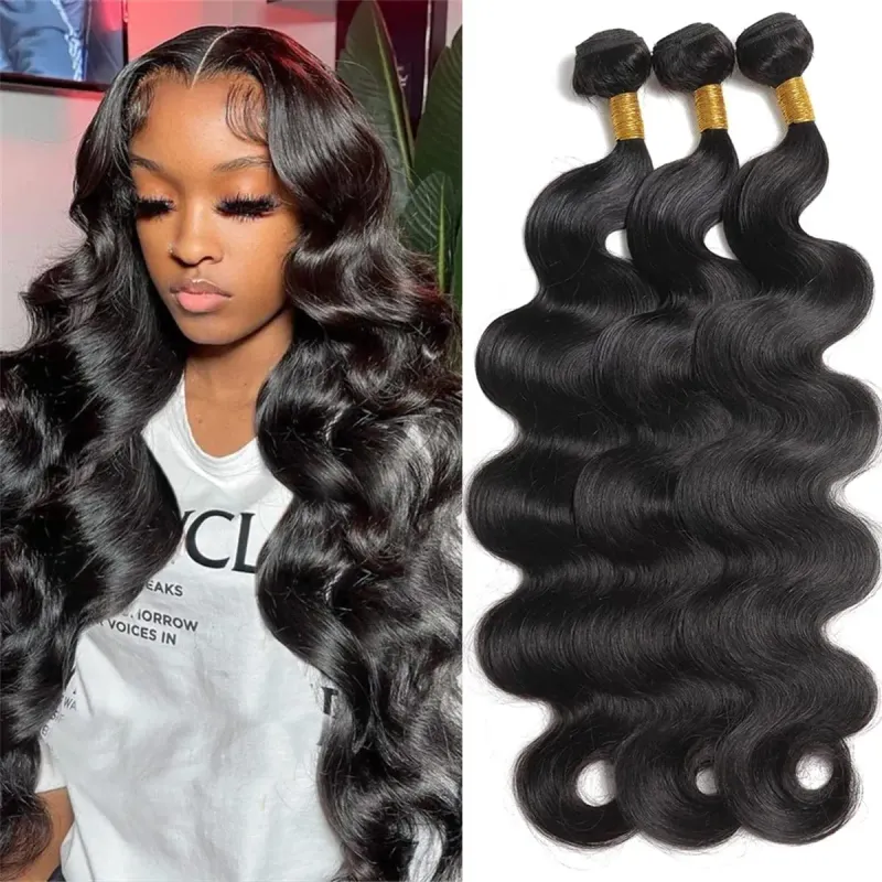 18 20 22 24-palčni brazilski deviški človeški lasje Body Wave 3 snopi_voghion.com