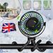 Portable Mini Handheld Stroller Cooling Fan Clip On Desk 3Mode USB Rechargeable_voghion.com