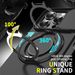 360°Rotating Hidden Metal Ring Stand Case For Iphone 16 14 Plus 11 13 12 15 Pro Max Hard PC Bumper Anti-Fall Phone Cover_voghion.com