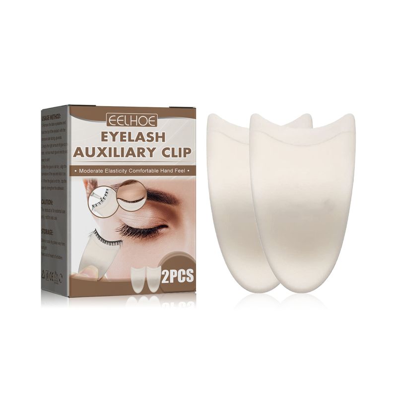 2 buc false adezive curling gene Eyeline Eyeline Clip auxiliar machiaj instrument auxiliar plastic potrivit pentru început_voghion.com