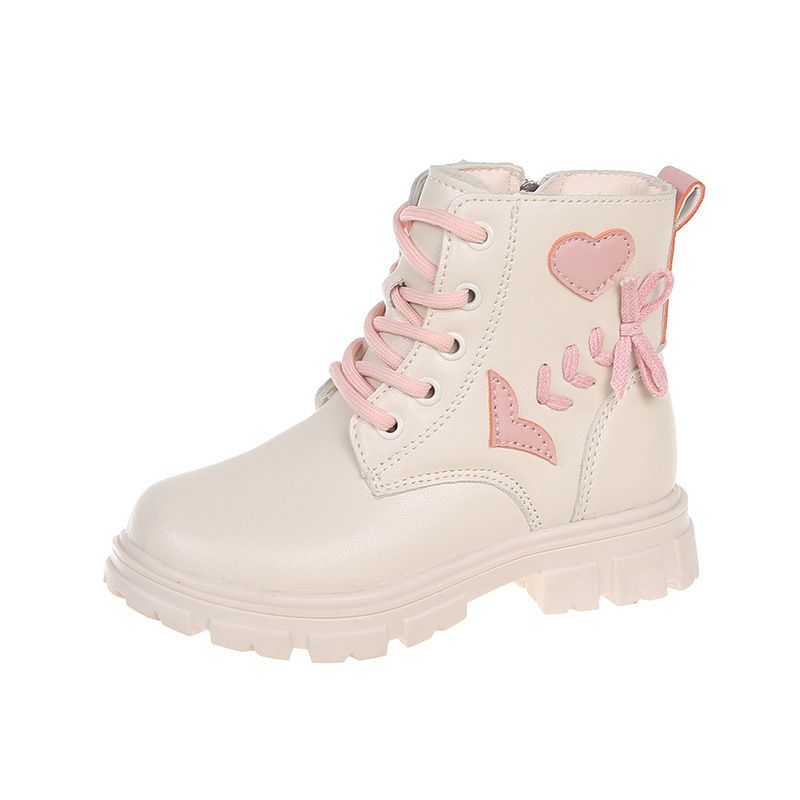 ' Martin 2025 Autumn Winter New Children's Stylish Leather British Style Soft Sole Short Princess Single Boots For_voghion.com