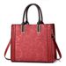 Women's Handbag Lace Embossed Large Capacity Soft Leather One-shoulder Oblique Span Multi-layer Texture Bag For Women_voghion.com