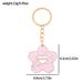 Popolare piccolo portachiavi con fiore di ciliegio fresco rosa, amore, ragazza carina, ciondolo in lega di zinco, vendita calda_voghion.com