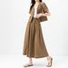 Xinge Linen Old Money Relaxation Set Women's Summer Casual Loose Short Sleeve Jacket Show Thin Skirt_voghion.com